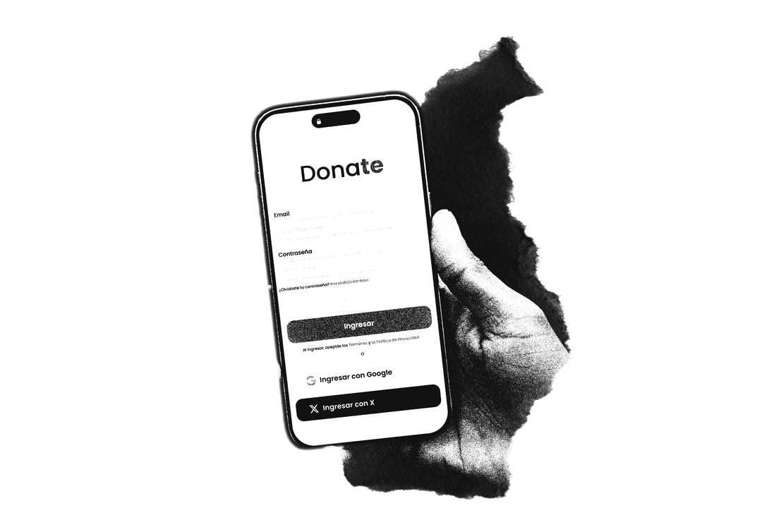 DONATE fragmento negro