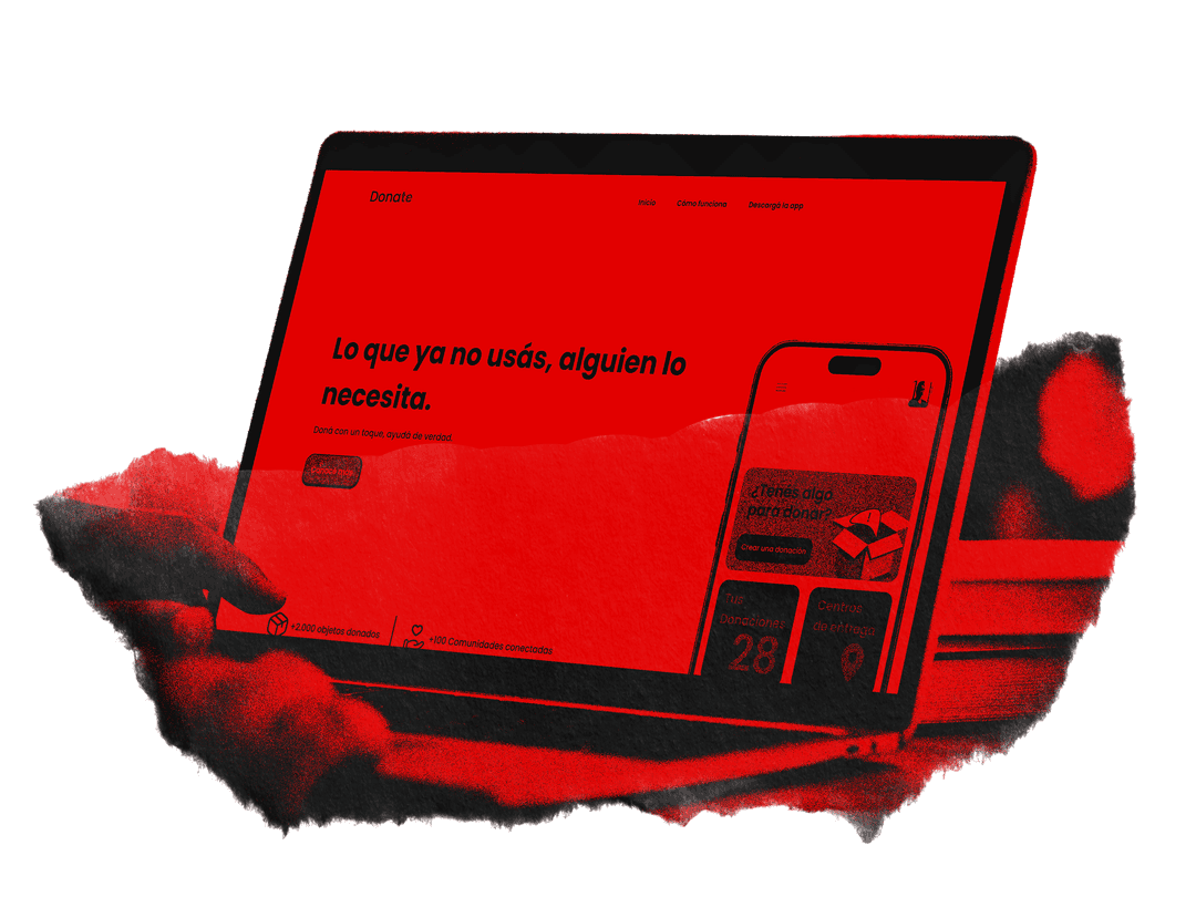 DONATE fragmento rojo